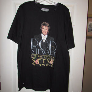 Rod Stewart 2013 Live Life Tour Concert Shirt XL